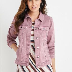 Blush/Mauve Jean Jacket